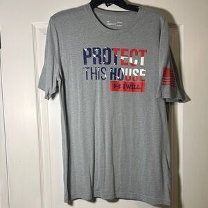 Under Armour HeatGear “Protect This House – I Will” Tee | Men’s L | Patriotic
